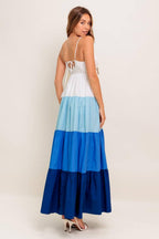 CRUISE MODE WOVEN MIDI DRESS