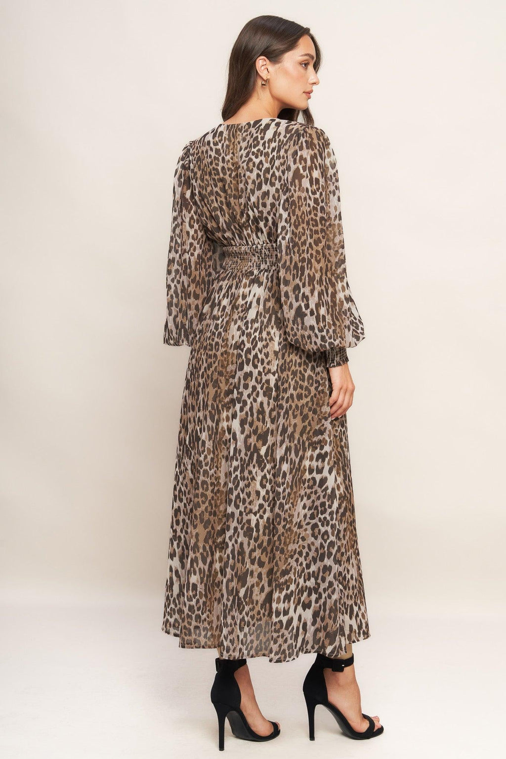 DESERT WALTZ WOVEN MIDI DRESS