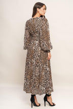 DESERT WALTZ WOVEN MIDI DRESS