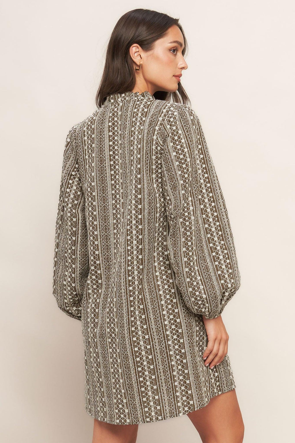 DESERT DUST WOVEN MINI DRESS