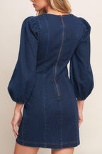 TIMELESS DENIM MINI DRESS