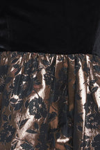 CELEBRATION NIGHT VELVET WOVEN MINI DRESS