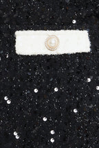 MIDNIGHT GLAM SEQUIN MINI DRESS