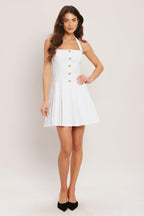 SUMMER CLUBHOUSE WOVEN MINI DRESS