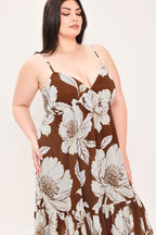 DESERT BLOOM WOVEN MAXI DRESS