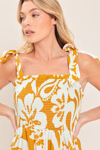 TROPICALLY YOURS WOVEN MAXI DRESS