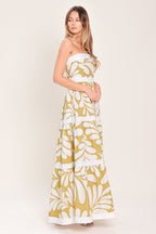 GOOD DAY WOVEN MAXI DRESS