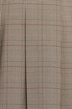 BRITISH TRACE WOVEN MIDI SKIRT