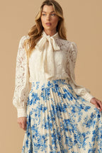 STARS IN MY HEART WOVEN MIDI SKIRT