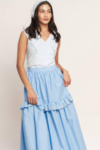 YOU’RE GOING TO LOVE WOVEN MIDI SKIRT