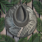 High Definition- Burned Wide Brim Fedora Series