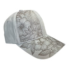 Full Blooms - Burned Suede Baseball Cap