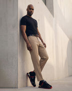The Inferno Black & Red Leather Men Sneaker
