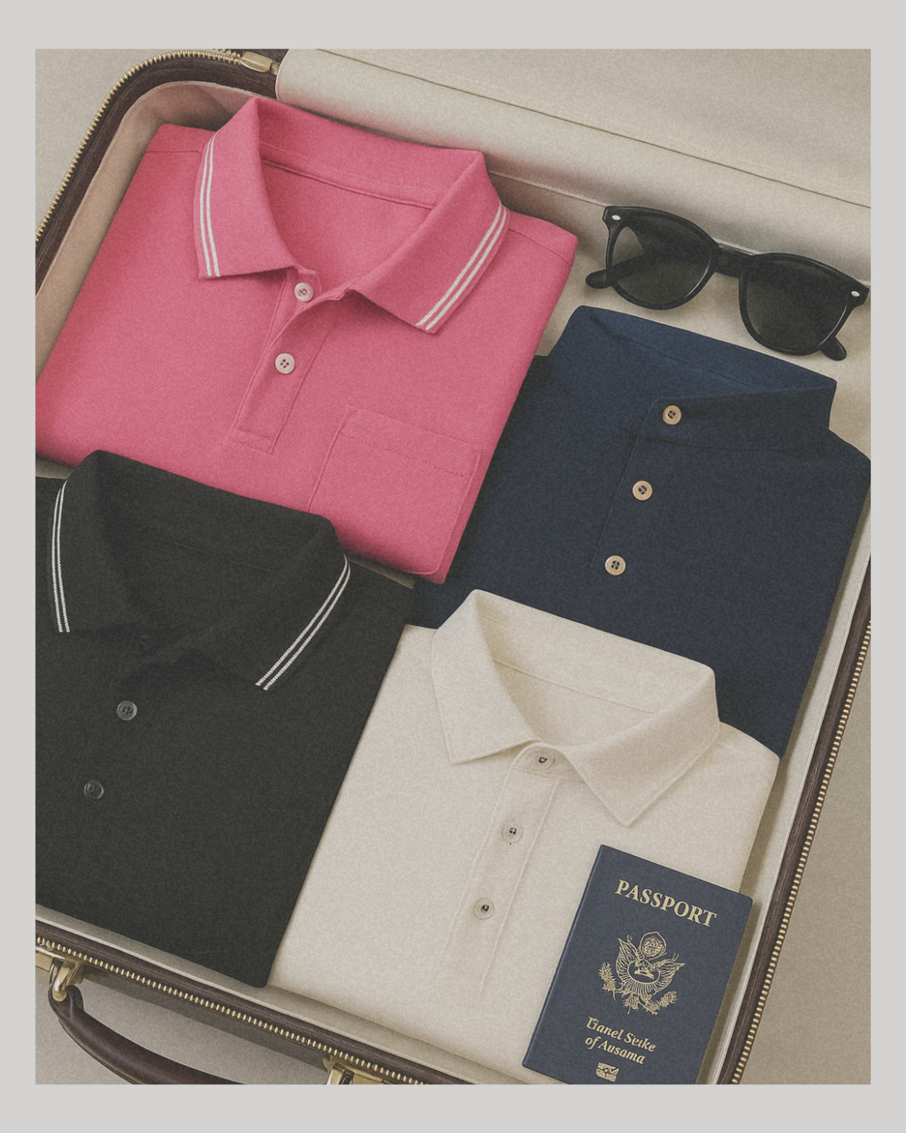 Pocket Polo Shirt - Pink
