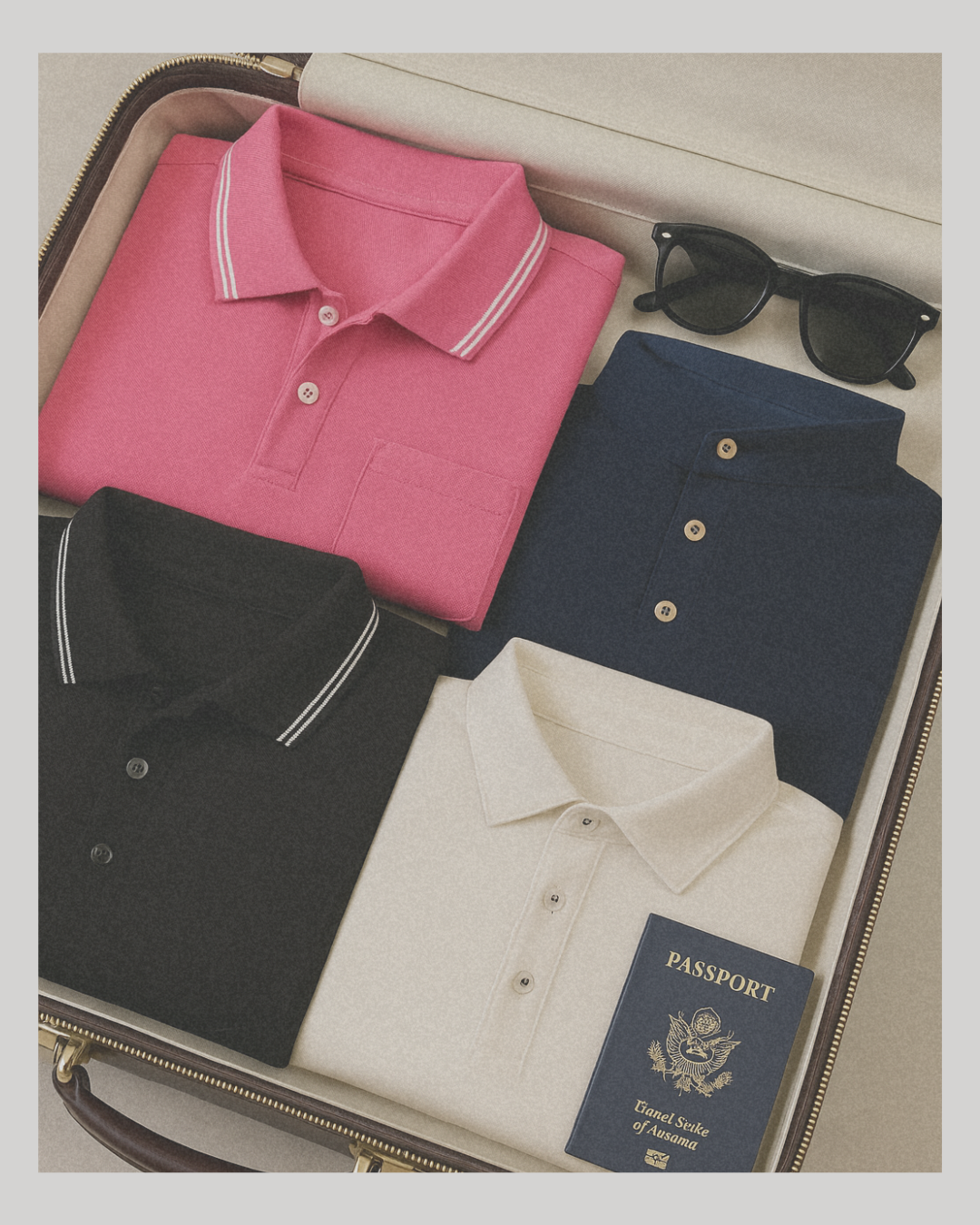 Pocket Polo Shirt - Pink