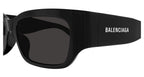 Balenciaga BB0331SK-001 Unisex Sunglasses – Recycled Acetate, 56mm