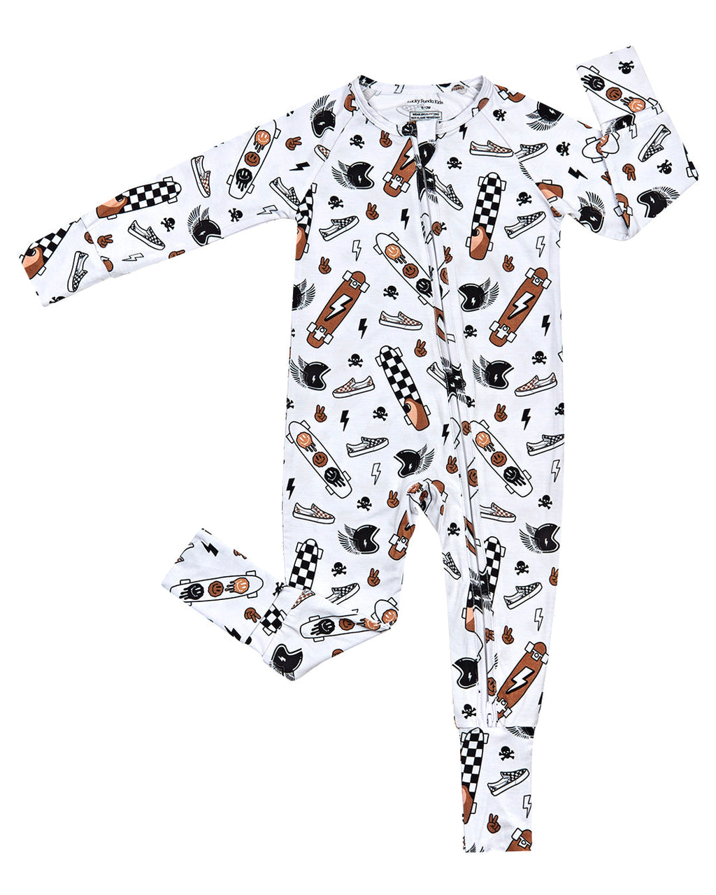 Bamboo Zip Romper | Sk8er