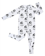 Bamboo Zip Romper | Cool Santa