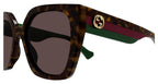Gucci GG1300S‑002 55 Women’s Sunglasses | Havana Recycled Acetate Frame | Authentic Luxury (UPC 889652415352)