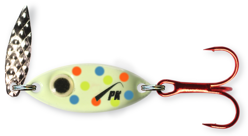 PK Predator 1/16t & 1/8th oz Fishing Spoon
