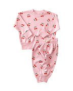 Jogger Set | Blush & Cherry
