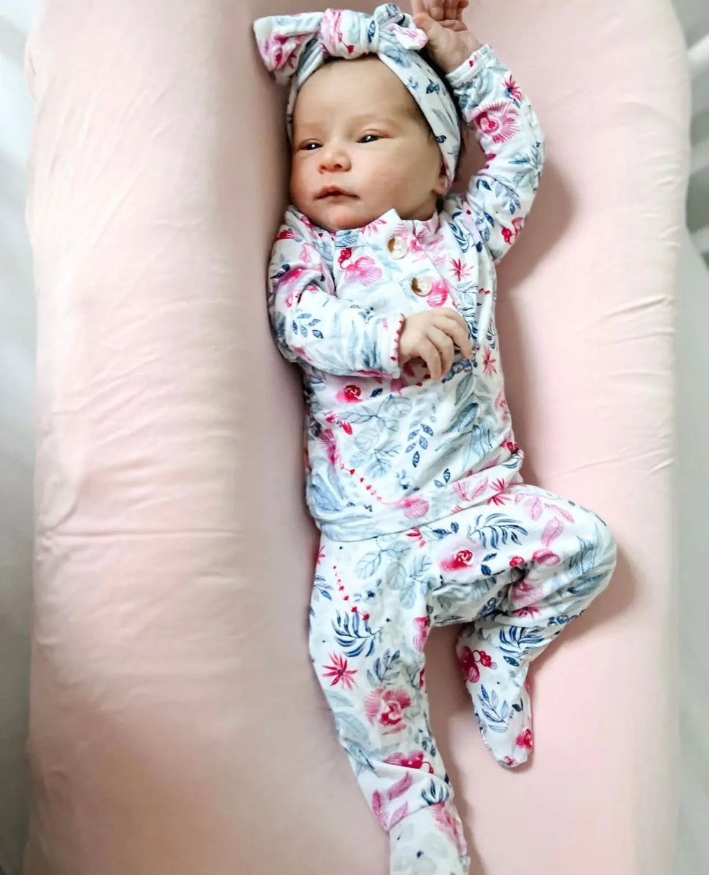 Newborn Baby Girl Coming Home Outfit – Baby Clothes Set NB–24 Months, Soft Modal Baby Outfit | Bloom