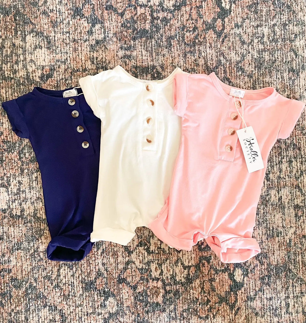 Baby Romper - Knit Romper - Infant Romper - Baby Clothes for Girls and Boys