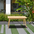 Eve FSC Teak Outdoor Conversation Set with Cushions