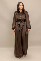 SUGAR BROWNIE WOVEN JUMPSUIT