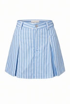 VALERIA POWDER BLUE WOVEN SKORT