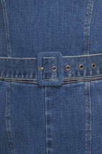 EXPERT SWEETNESS MEDIUM INDIGO DENIM JUMPSUIT