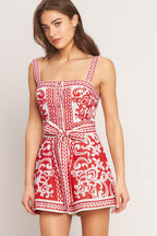 EURO SUMMER WOVEN ROMPER