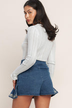 SPRING DAY DENIM SKORT