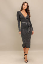 FOREVER IMPRESSED SWEATER MIDI DRESS