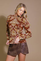 WARM AFTERNOONS JACQUARD SWEATER TOP
