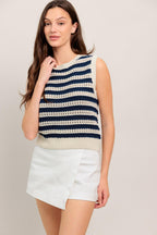 CLEAN COAST KNIT TOP