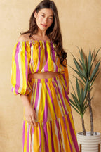 LIGHT UP MY LIFE POPLIN TOP