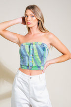 NAVIGATING LIFE DENIM TOP