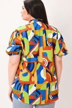 HEART ON DISPLAY WOVEN TOP