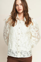 LUMINOUS GLOW WOVEN TOP