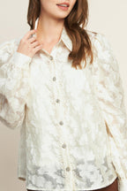 LUMINOUS GLOW WOVEN TOP