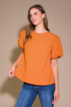 CAROLINA FOREST WOVEN TOP