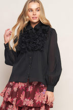 HAZY DAYS WOVEN TOP