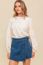 WAVERLY MILLS WOVEN TOP