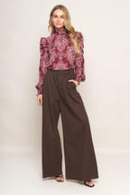 FLOATING ON BY WOVEN TOP