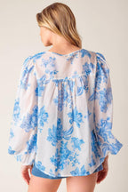 LAGOON DAYDREAMS WOVEN TOP