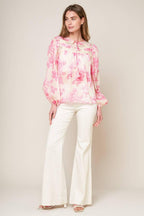 LAGOON DAYDREAMS WOVEN TOP