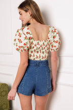 TRULY YOURS WOVEN TOP