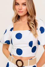 COCONUT KISS  NAVY TOP AND PANT SET
