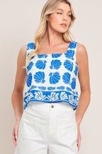 ISLAND SHELL WOVEN TOP AND PANT SET